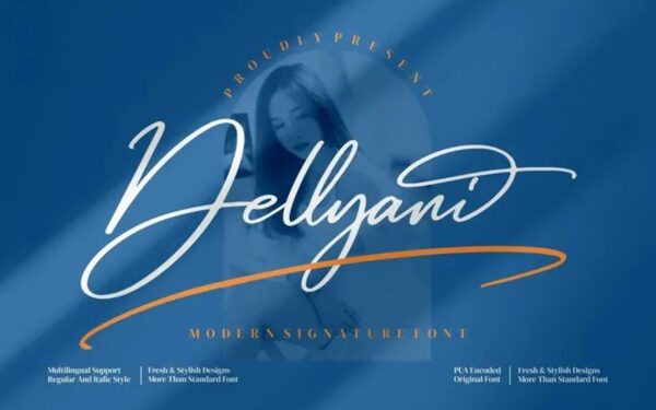 Font TH Dellyani – Nét Chữ Ký Viết Tay Mềm Mại Hoàn Hảo Cho Thiệp Cưới