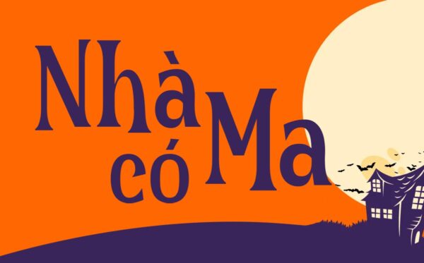 Font chữ Halloween kinh dị TH The Hoca việt hóa – demo Nhà có Ma