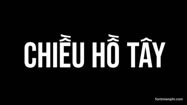 Font việt hoá PS Bebas Neue