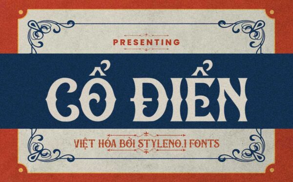 Font chữ phong cách cổ điển, vintage SVN Heimer Việt hóa - Phông chữ miễn phí