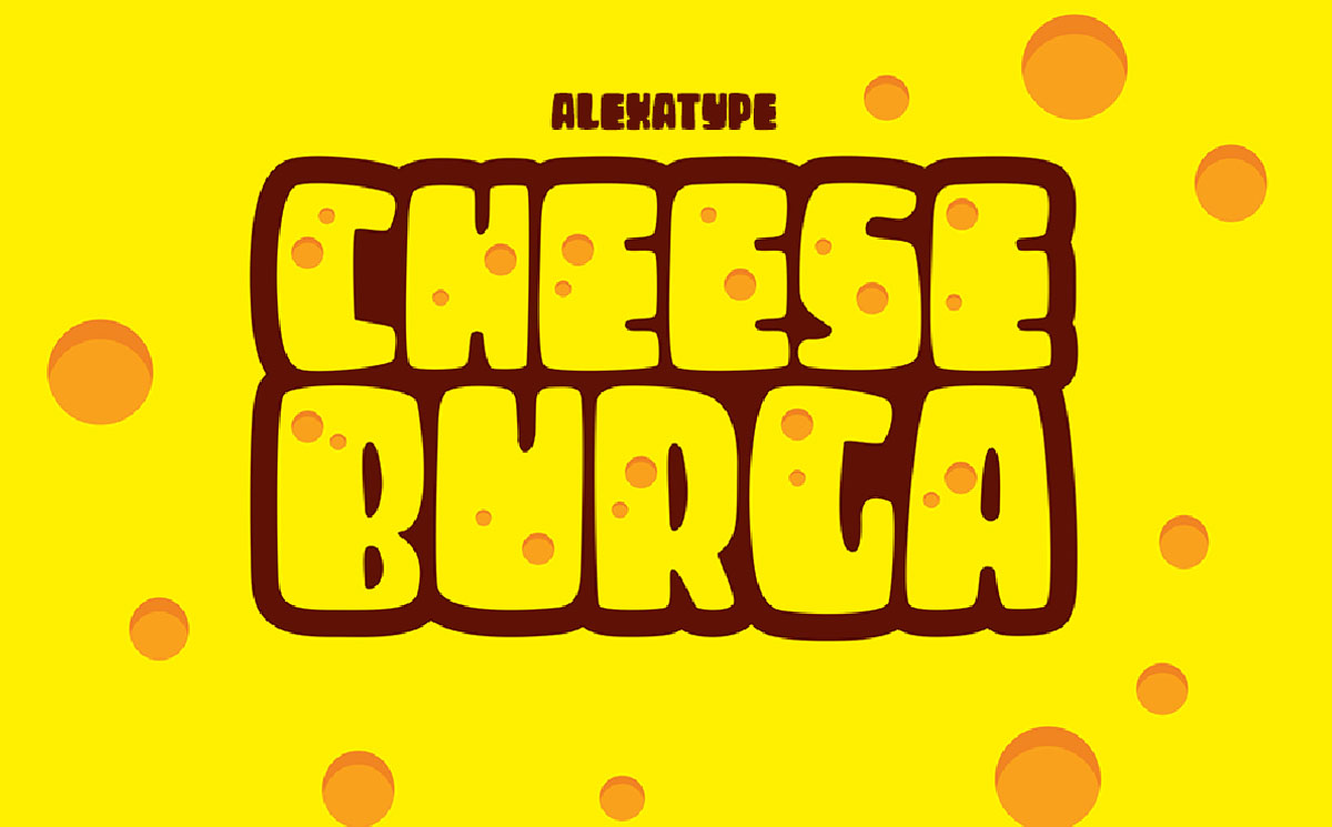 Font chữ cho chủ đồ đồ ăn Việt hóa SVN Cheeseburga | Phông chữ miễn phí 1 Font chữ cho chủ đồ đồ ăn Việt hóa SVN Cheeseburga | Phông chữ miễn phí