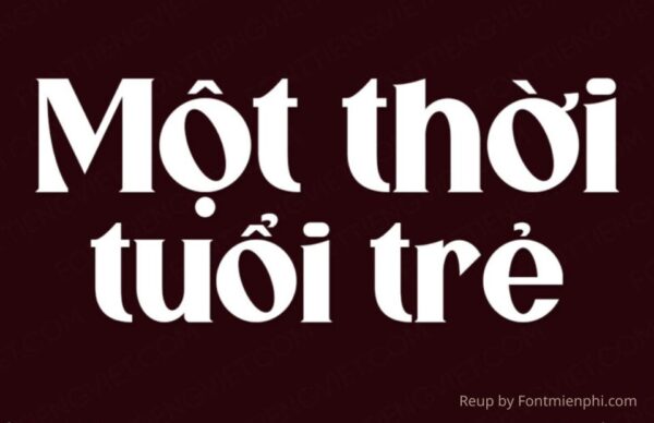 Font Việt Hóa 1FTV VIP Lumiare: Lựa Chọn Hoàn Hảo Cho Thiết Kế Sang Trọng