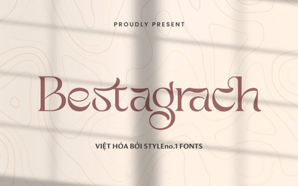 Font chữ thanh lịch SVN Bestagrach Việt Hoá