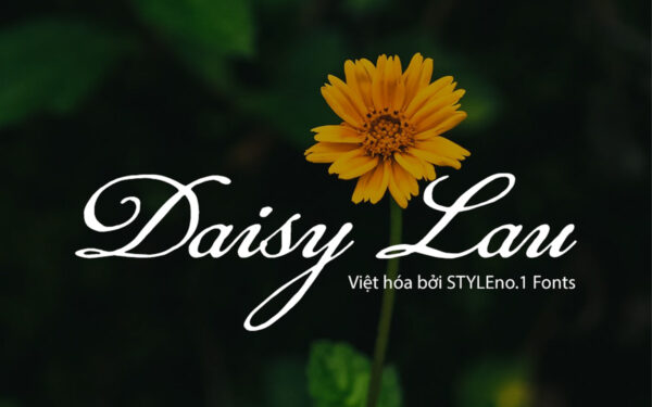 Font Chữ Viết Tay SVN Daisy Lau Việt Hoá