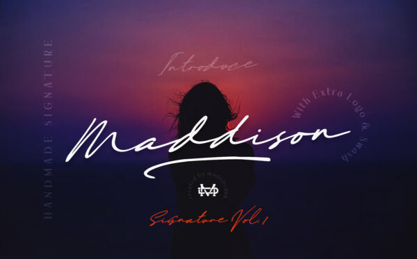 Font Chữ Ký TH Maddison Signature Việt Hóa