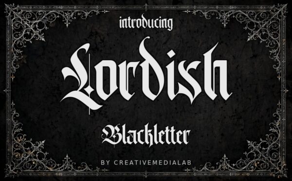 Font Lordish Việt Hóa – Gothic Cổ Trang