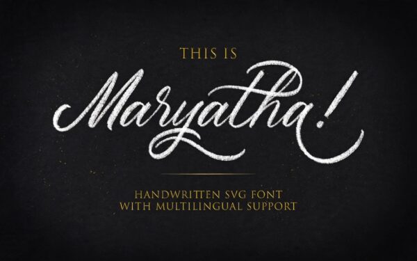 Font Viết Tay TH Maryatha Vintage Việt Hóa