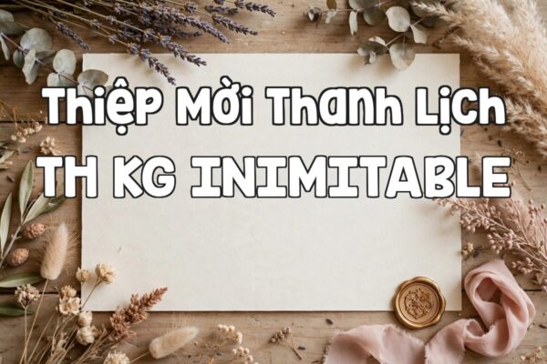 Font TH KG Inimitable Original Việt Hóa – Viết Tay Thanh Lịch Cho Thiệp Mời 3 Ảnh minh họa font TH KG Inimitable Original Việt Hóa cho thiệp mời thanh lịch