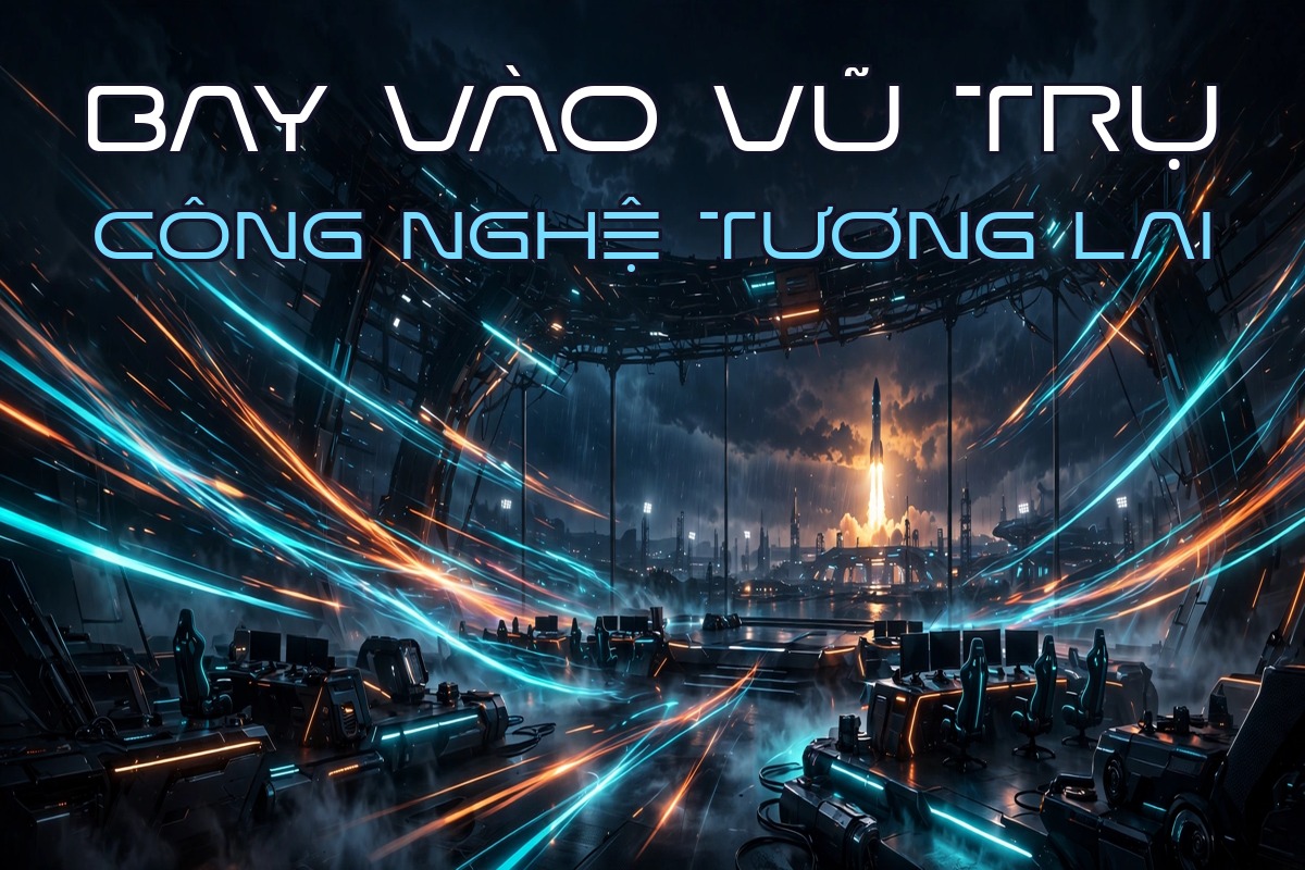 Font MBF Space Habita Việt Hóa – Công Nghệ Tương Lai Miễn Phí 2 Ảnh minh họa font MBF Space Habita Việt Hóa – Bay Vào Vũ Trụ