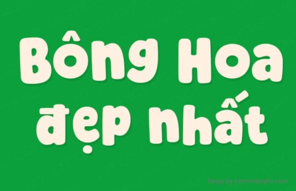 Font Việt hóa 1FTV VIP Super Bouncer – Nét chữ hoạt hình vui nhộn, nổi bật