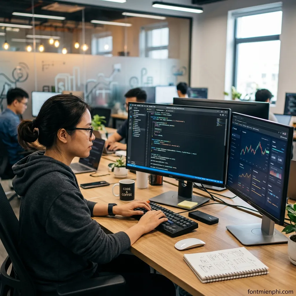 Top 50+ Font Chữ Miễn Phí Cho Dân Thiết Kế Tải Ngay Kẻo Lỡ 3 Font mono và font công nghệ cho UI, coding, fintech