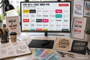 Top 50+ Font Chữ Miễn Phí Cho Dân Thiết Kế Tải Ngay Kẻo Lỡ
