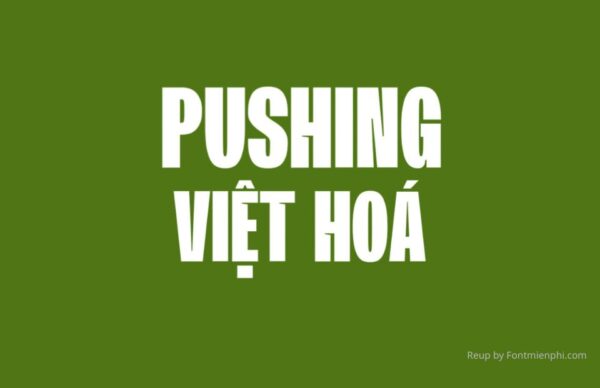Font Việt hóa 1FTV VIP Pushing