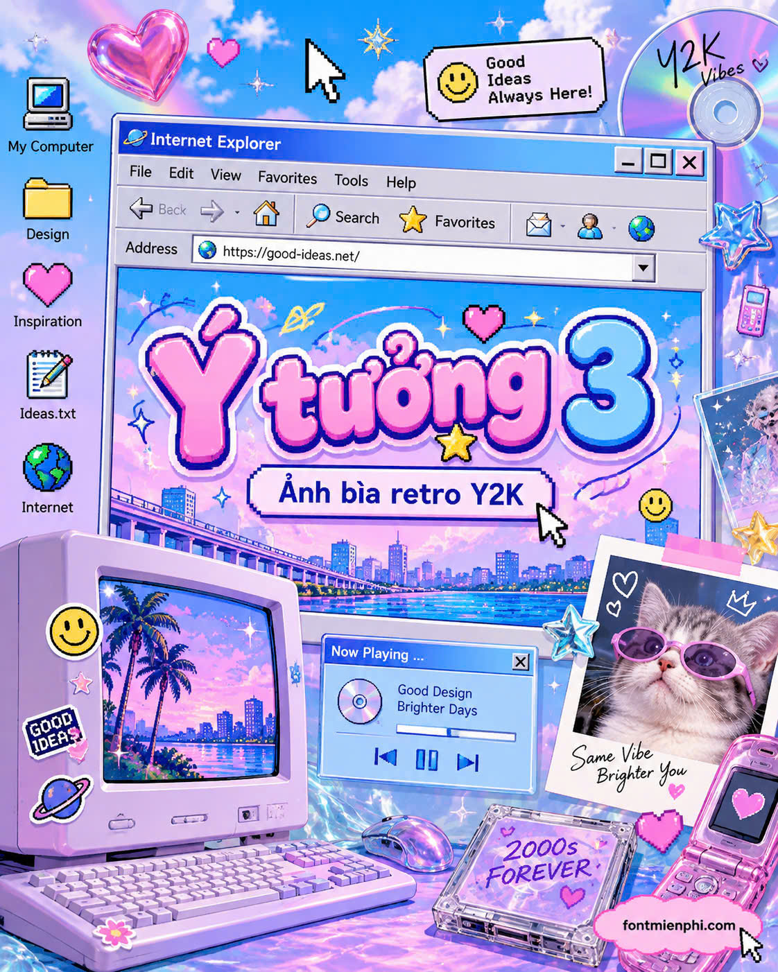 Top 7 font chữ Y2K Việt hóa cho thiết kế trẻ trung, cá tính 11 Top 7 font chữ Y2K Việt hóa cho thiết kế trẻ trung, cá tính