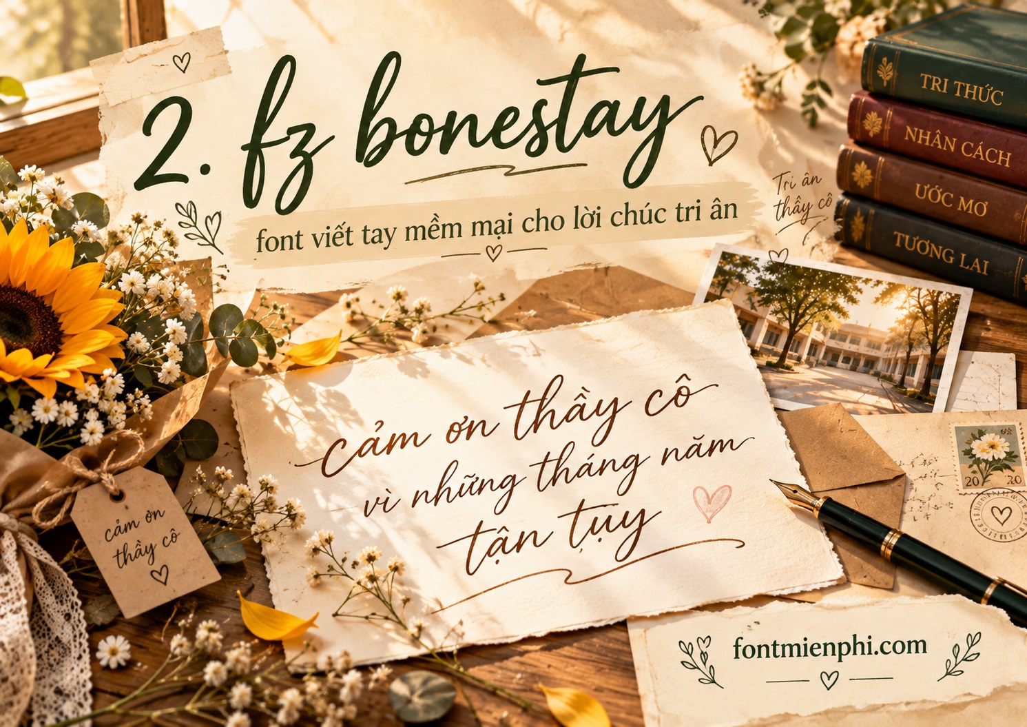 7 font chữ đẹp cho ngày nhà giáo Việt Nam 20/11