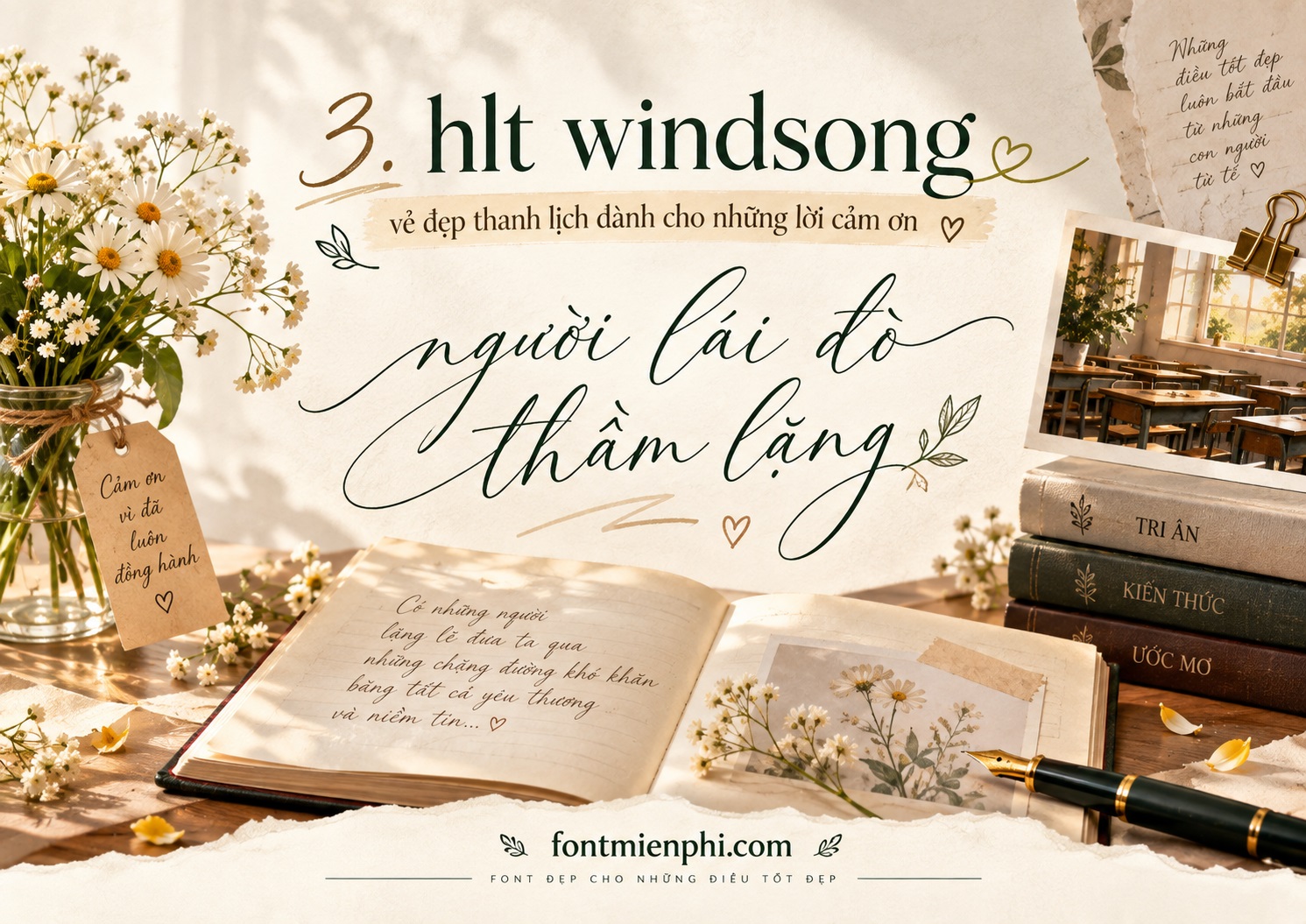 7 font chữ đẹp cho ngày nhà giáo Việt Nam 20/11
