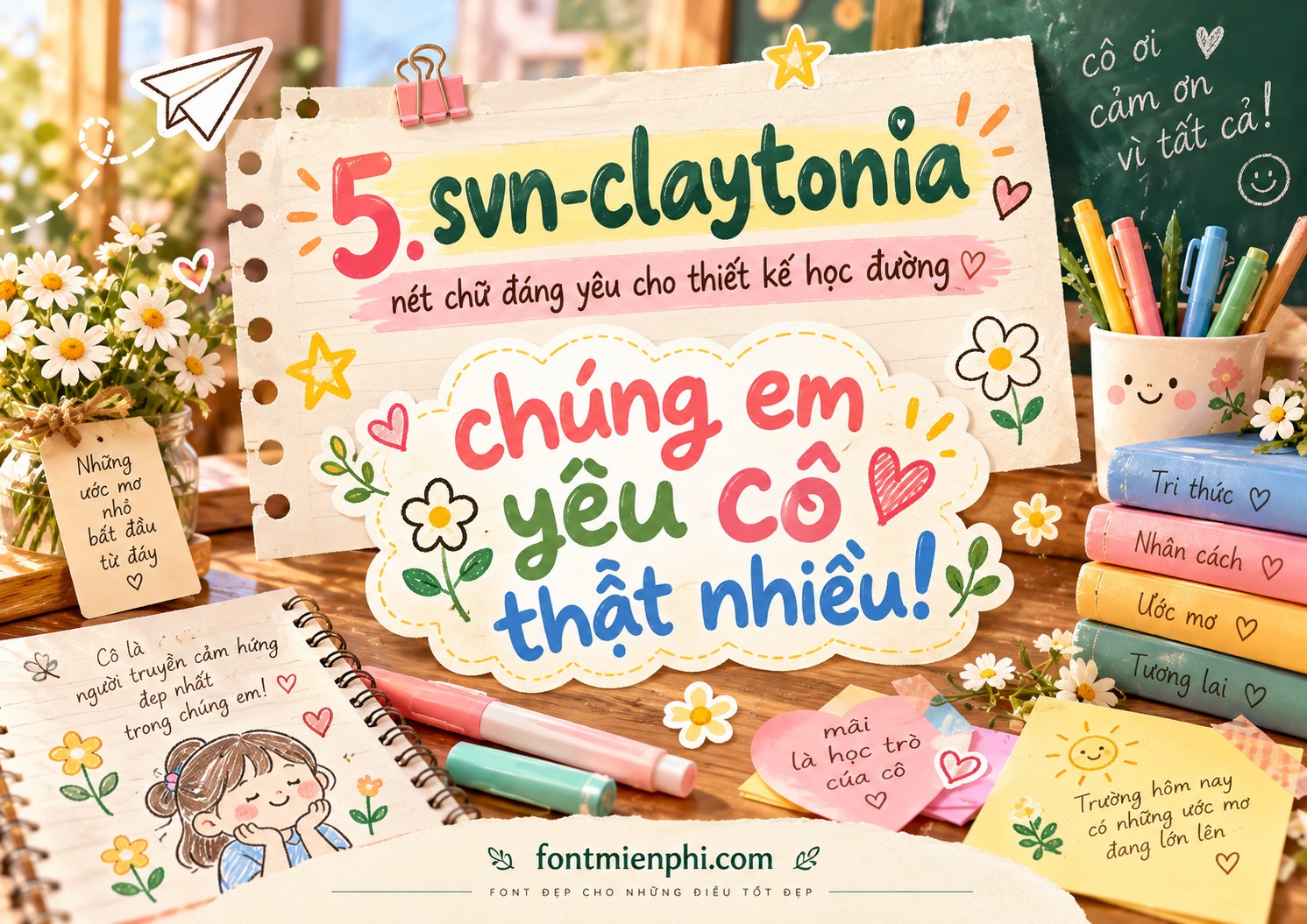 7 font chữ đẹp cho ngày nhà giáo Việt Nam 20/11