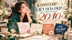 5 Font chữ Việt hóa đẹp cho ngày 20- 10