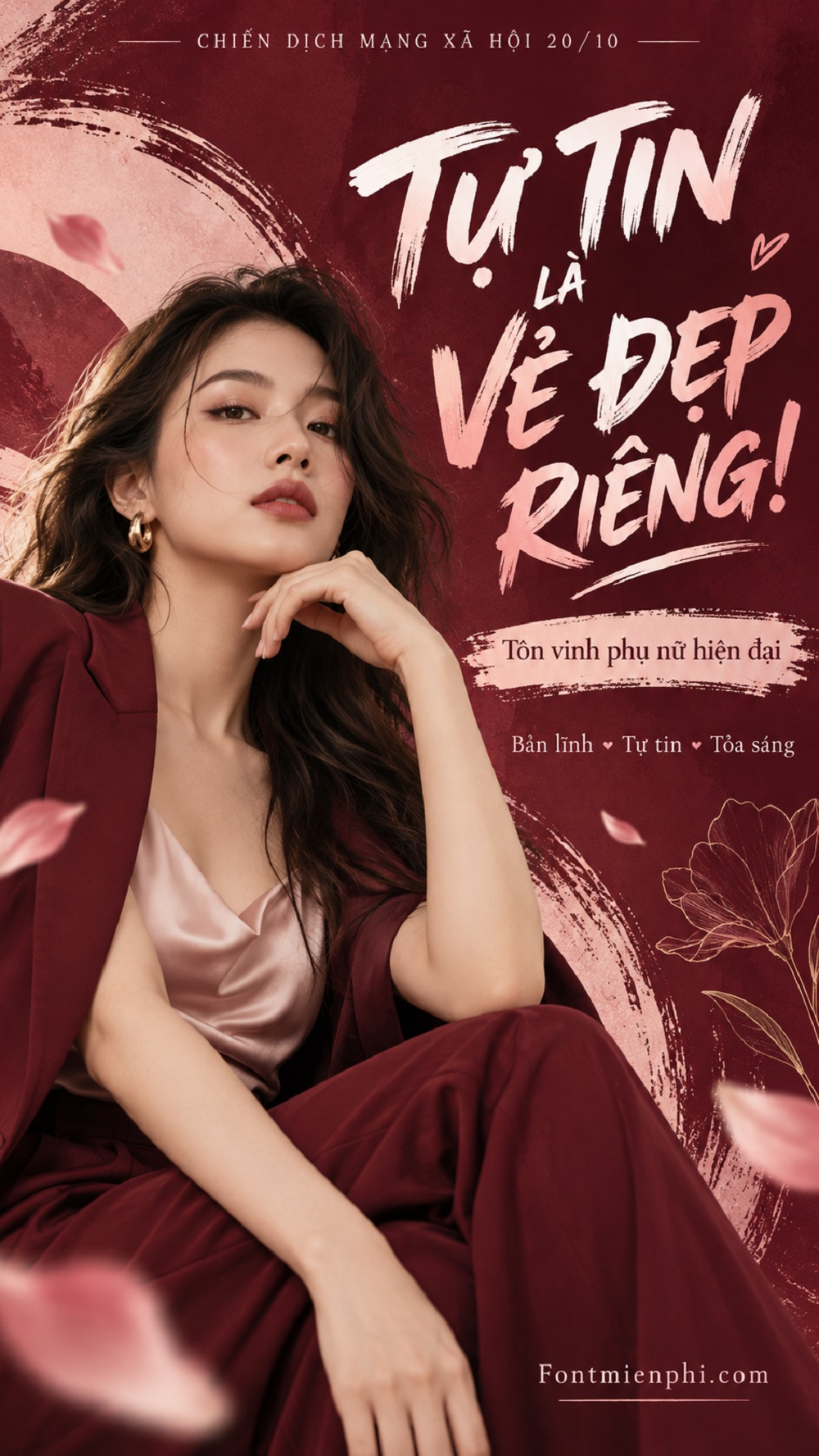 5 Font chữ Việt hóa đẹp cho ngày 20/10: Sang trọng và ấn tượng 10 5 Font chữ Việt hóa đẹp cho ngày 20/10