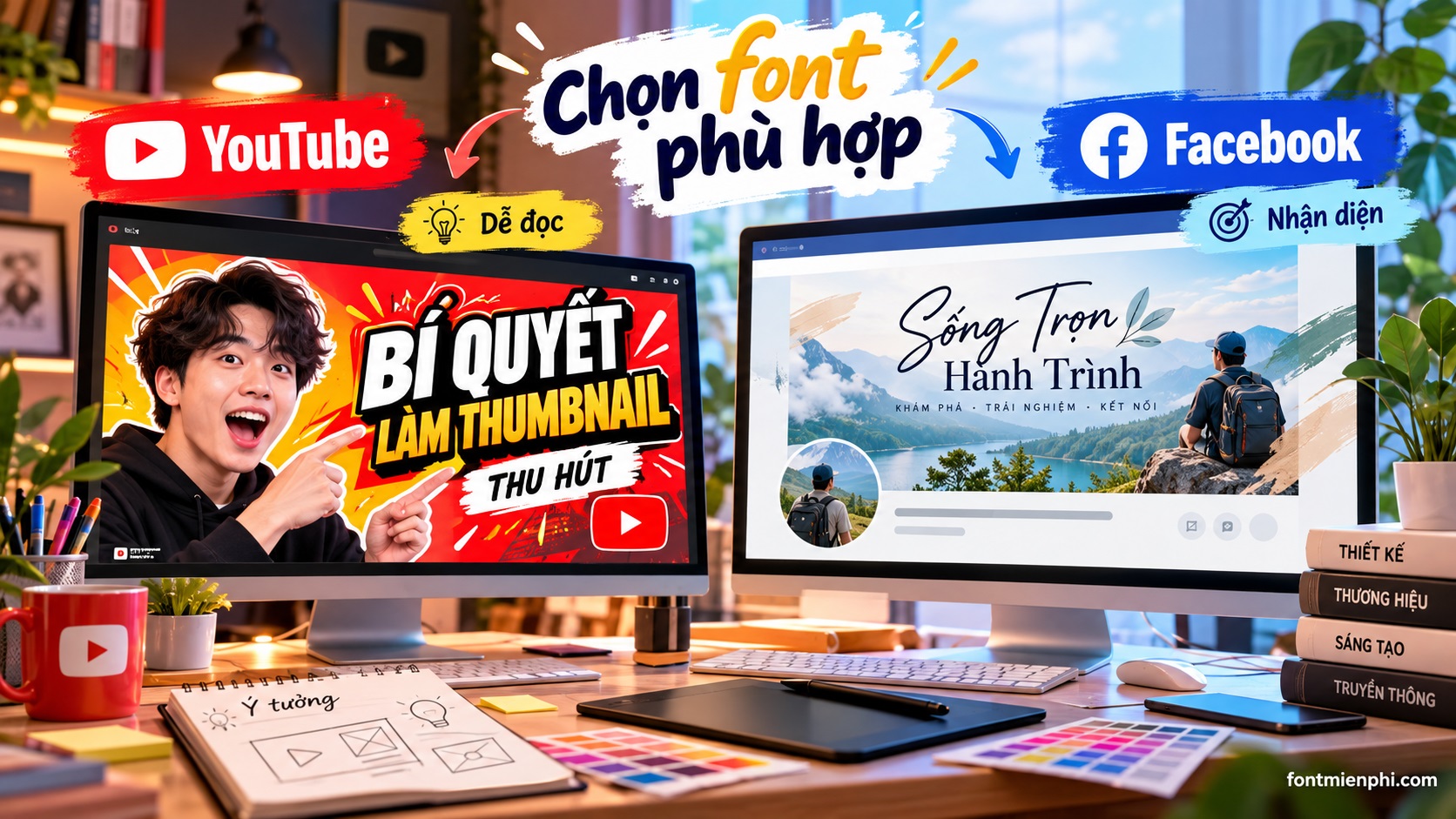 10 font chữ đẹp cho thumbnail YouTube và ảnh bìa Facebook 15 10 font chữ đẹp cho thumbnail YouTube và ảnh bìa Facebook
