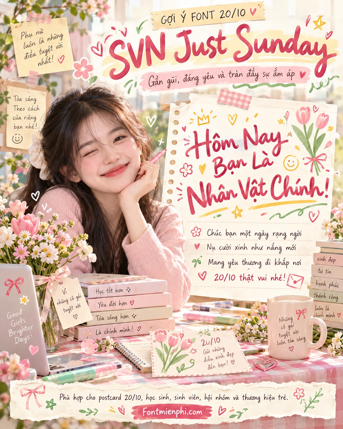 5 Font chữ Việt hóa đẹp cho ngày 20/10: Sang trọng và ấn tượng 6 5 Font chữ Việt hóa đẹp cho ngày 20/10