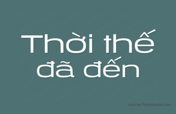 Font Việt hóa 1FTV VIP Tussilago