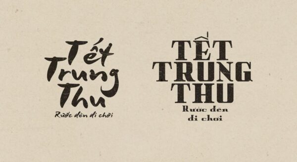 8 font trung thu việt hóa miễn phí – demo Tết Trung Thu Rước đèn đi chơi