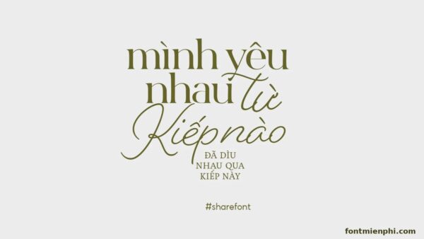 font beloved script việt hóa miễn phí