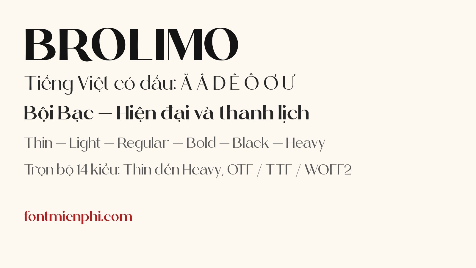 font Brolimo Việt Hóa