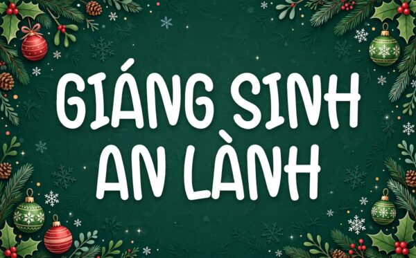 Font TH-Christ Moon việt hóa – demo chữ GIÁNG SINH AN LÀNH