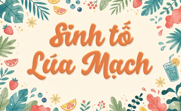 Font SVN-Salty việt hóa – demo chữ Sinh tố Lúa Mạch phong cách hoạt hình mũm mĩm