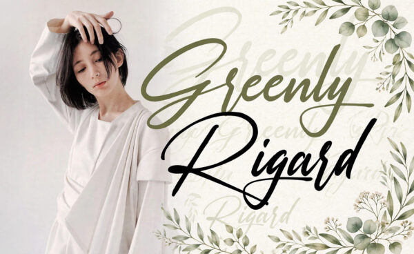 Font SVN-Rosellinda Alyamore việt hóa – demo chữ “Greenly” và “Rigard”