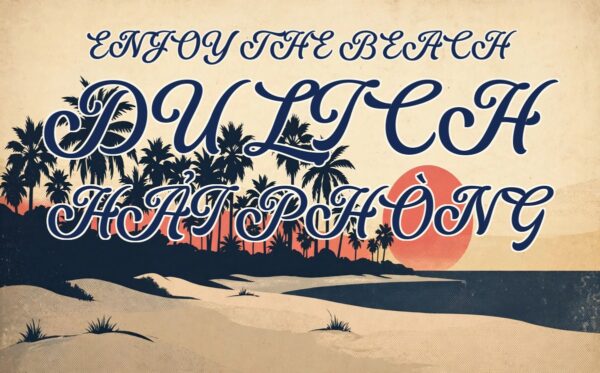Font TH Neue Yokarto Việt Hóa – Retro Cổ Điển Cho Du Lịch