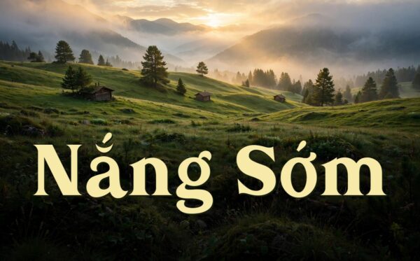 Font VL Medona Việt Hóa – Serif Uốn Lượn Cổ Điển, chữ demo Nắng Sớm