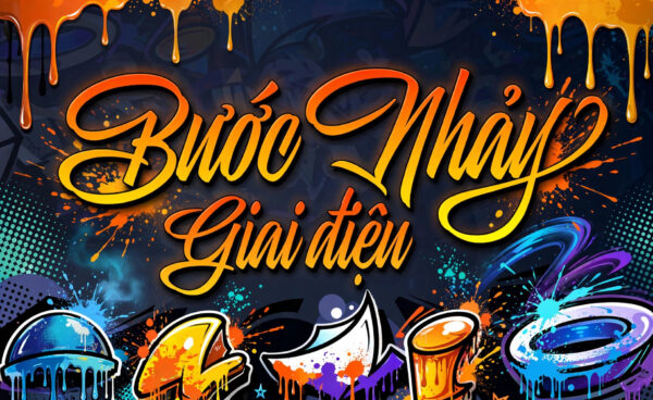Font SVN-Skill việt hóa – demo chữ Bước Nhảy Giai điệu phong cách graffiti