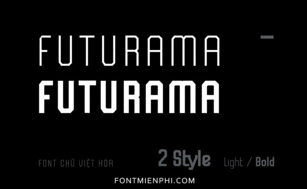 Font TH Futurama Việt Hóa