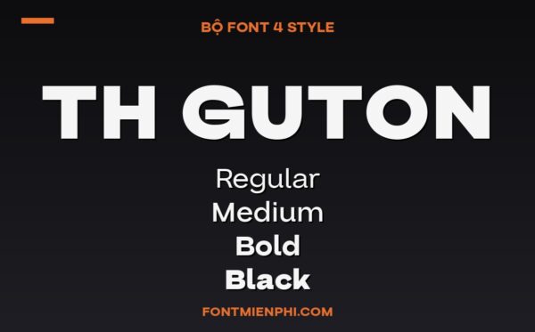 Font TH Guton Việt Hóa