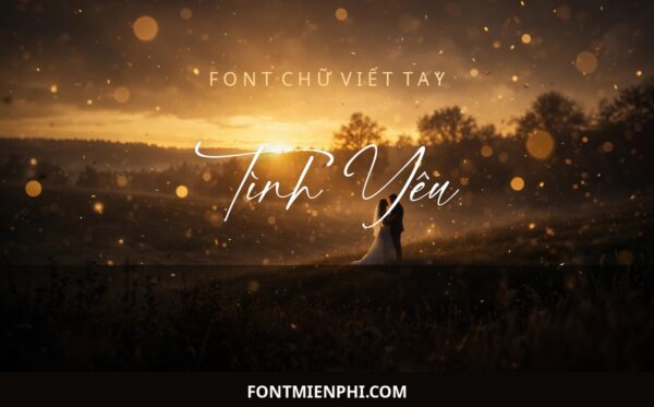 Font TH Franky Rain Việt Hóa — thumbnail font chữ viết tay, chữ ký mềm mại đầy đủ dấu tiếng Việt