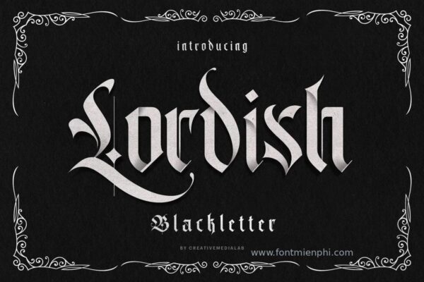 font lordish việt hóa miễn phí