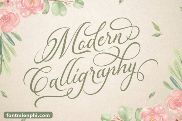 font madelican calligraphy việt hóa miễn phí