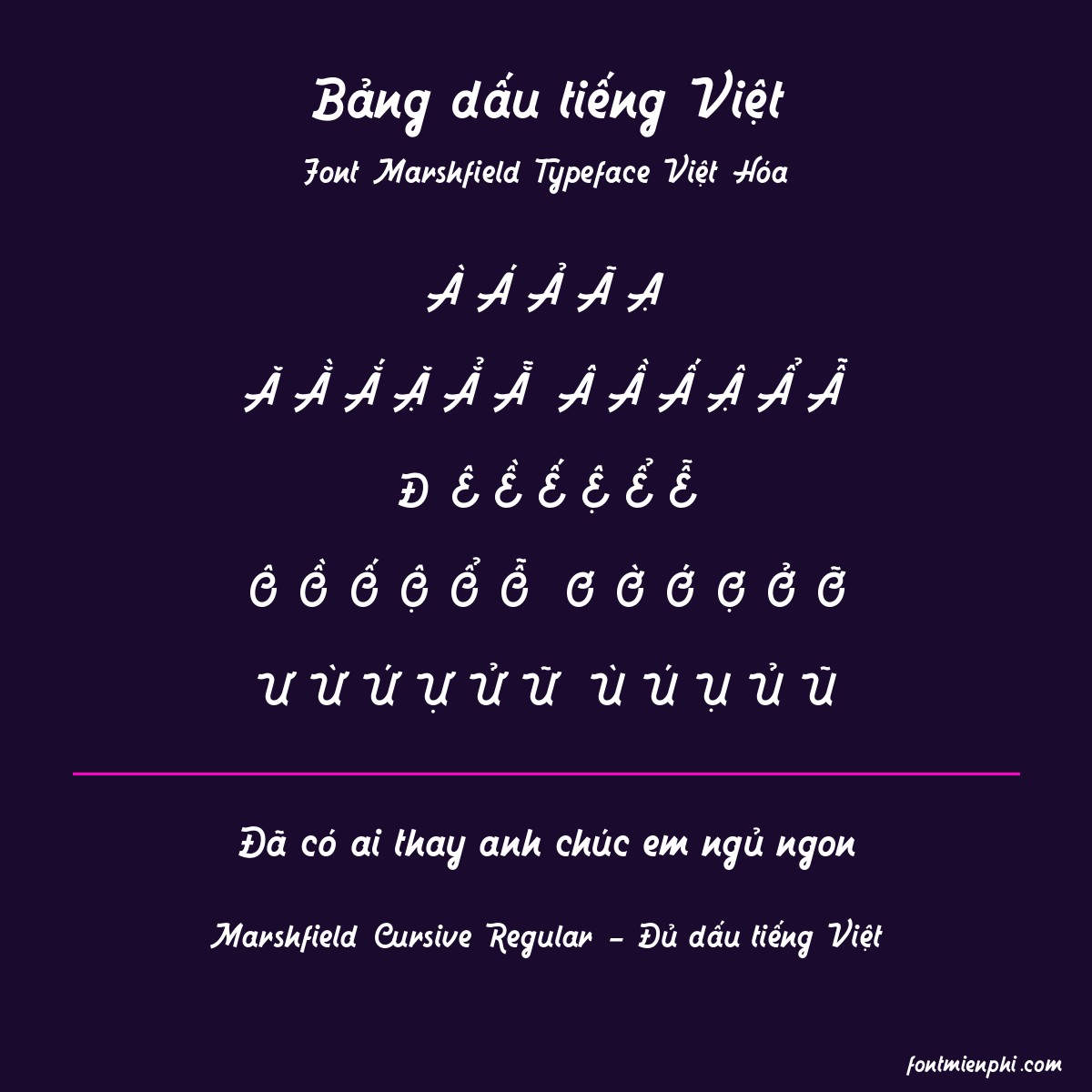 bảng dấu tiếng việt font marshfield typeface