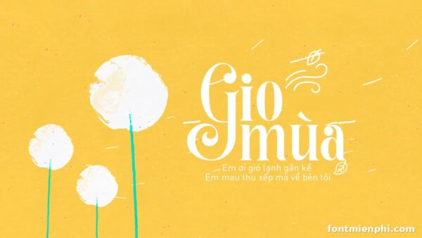 Font Melange Việt Hóa Miễn Phí – Serif Retro Gió mùa