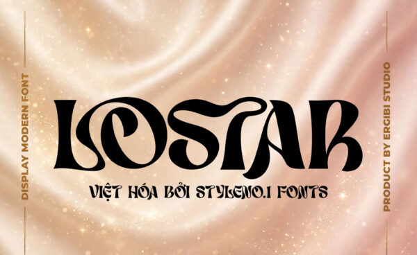 Font SVN-Lostar việt hóa – demo chữ LOSTAR