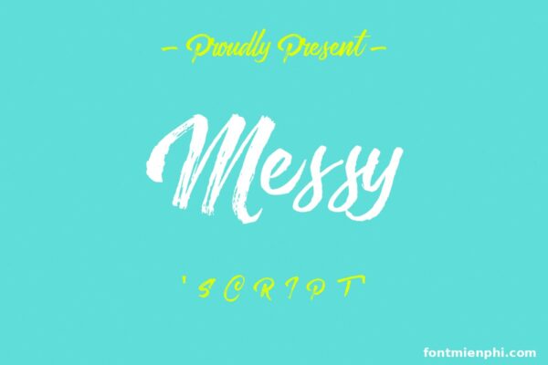 font messy script việt hóa miễn phí