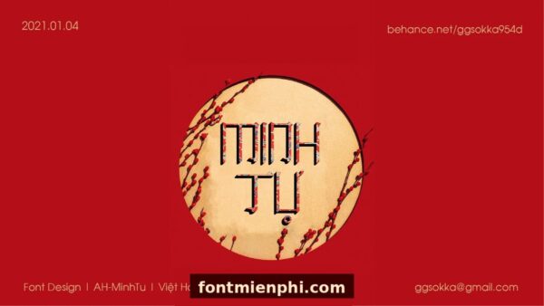 font minh tự việt hóa miễn phí