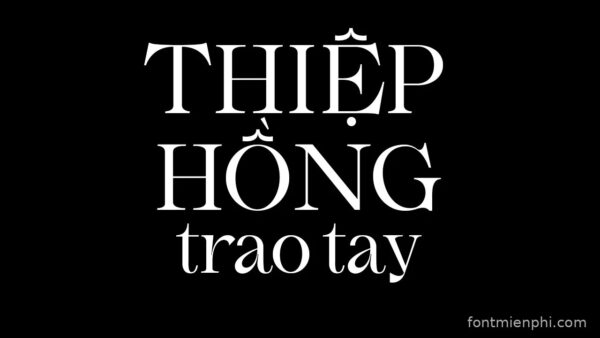 font monarch display việt hóa miễn phí