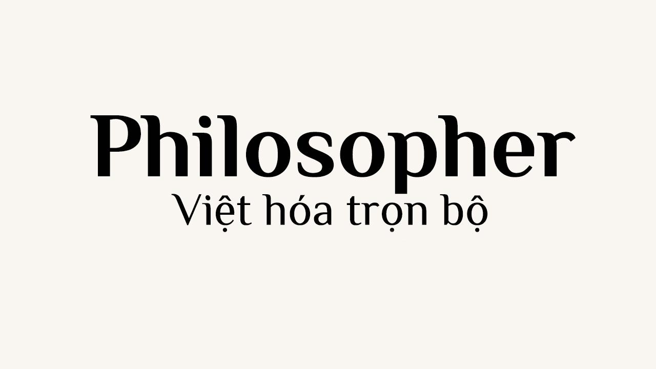 Font Philosopher Việt Hóa Miễn Phí (4 Kiểu Chữ) – Serif Tinh Tế, Gõ Tiếng Việt Đầy Đủ 2 Font Philosopher Việt Hóa miễn phí – thumbnail 4 kiểu chữ serif tinh tế