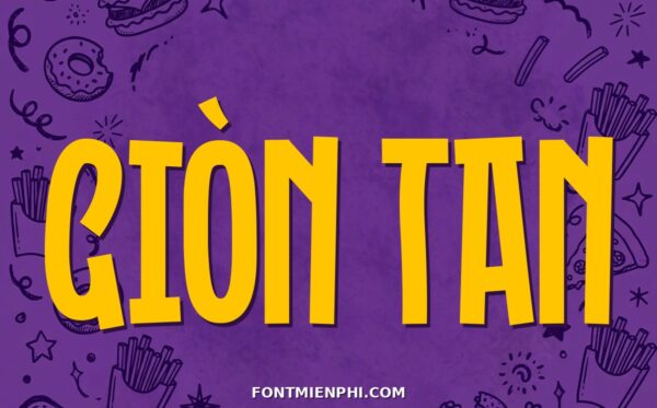 Font TH Cartoon 8 Việt Hóa