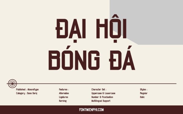 Font TH Teritone Việt Hóa – Sans Serif Thể Thao Mạnh Mẽ
