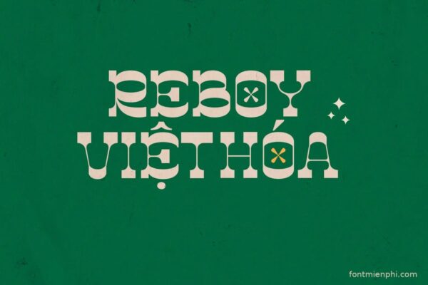 font reboy việt hóa miễn phí